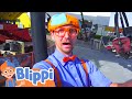 Blippi Visits An Amusement Park Blippi Full Episodes Learning Colors Blippi Toys