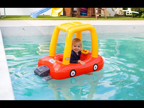 Little Tikes Cozy Coupe Motorized Pool Float by PoolCandy