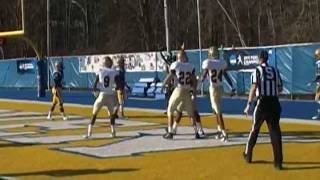 Erik Frazier's TD Catch vs. New Haven (11-26-11)