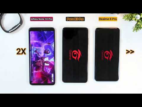 Infinix Note 10 Pro Vs Poco X3 Pro Vs Realme 8 Pro Speed Test 🔥🔥