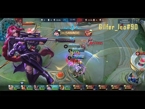 HeadShot!! Lesley Perfect SAVAGE!! | Best MM in MLBB | Gilfer_leo#90
