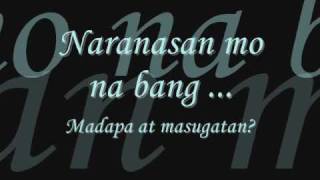 tabi - paraluman ft. kean with lyrics