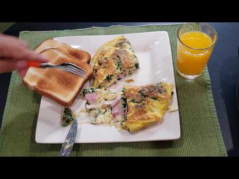 Quesadillas de espinacas 🥚🥚🧀o un omelet para desayunar