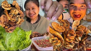 Wow, it's really delicious to eat pork_Eat2Eat(360P)