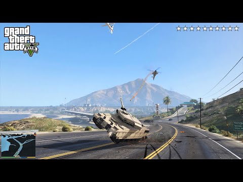 GTA 5 - Trevor's Ten Star Tank Rampage! (RDE 4.0.1)