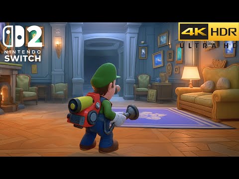 Luigi's Mansion 3 (Switch 2) 4K HDR Gameplay - (Full Game)