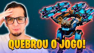 NOVA ARMA LARAGHI DESTROI TUDO, INCLUSIVE O JOGO... War Robots bagliore meta