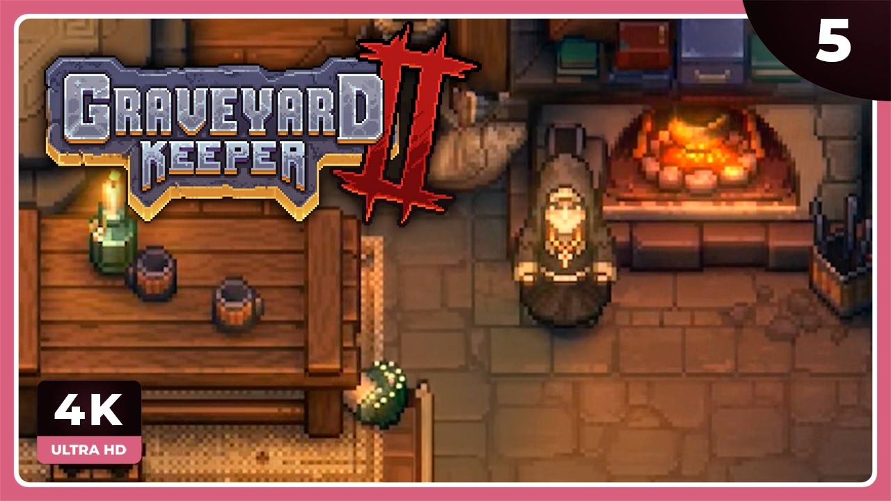 GK #5 | UNA MONJA LLEGA AL PUEBLO | GRAVEYARD KEEPER 2 Gameplay Español