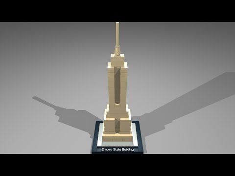 Vidéo LEGO Architecture 21002 : Empire State Building