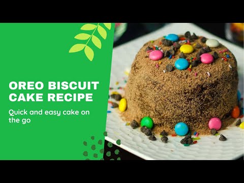 Oreo Biscuit Cake | Quick and Easy | No sugar cake | Homemade simple cake recipe