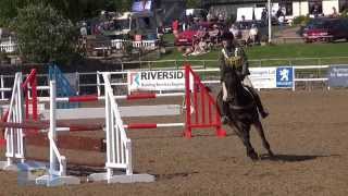 preview picture of video 'Mount Ballan Horse Trials 2014: Novice Showjumping'