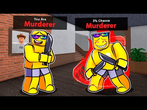 3% CHANCE MURDERER Back to Back In Murder Mystery