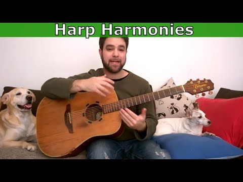 How to Play Harp Harmonics From A to Z (Cascading Waterfall Effect) - Guitar Lesson Tutorial w/ TAB