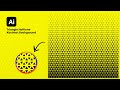 Triangle Halftone Abstract Background In Illustrator Triangle Halftone Adobe Illustrator