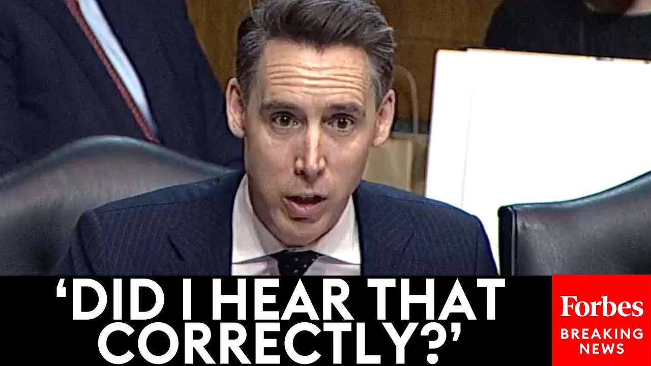 Hawley Stunned By Witness' Testimony About Social Media Giant's Alleged Response To Illicit Activity
