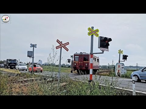 Železniční přejezd Trotina 5.7. 2023 Czech railroad crossing