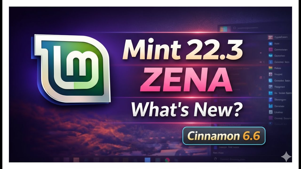 What’s New in Linux Mint 22.3 Zena – Cinnamon 6.6, New Tools & Key Improvements