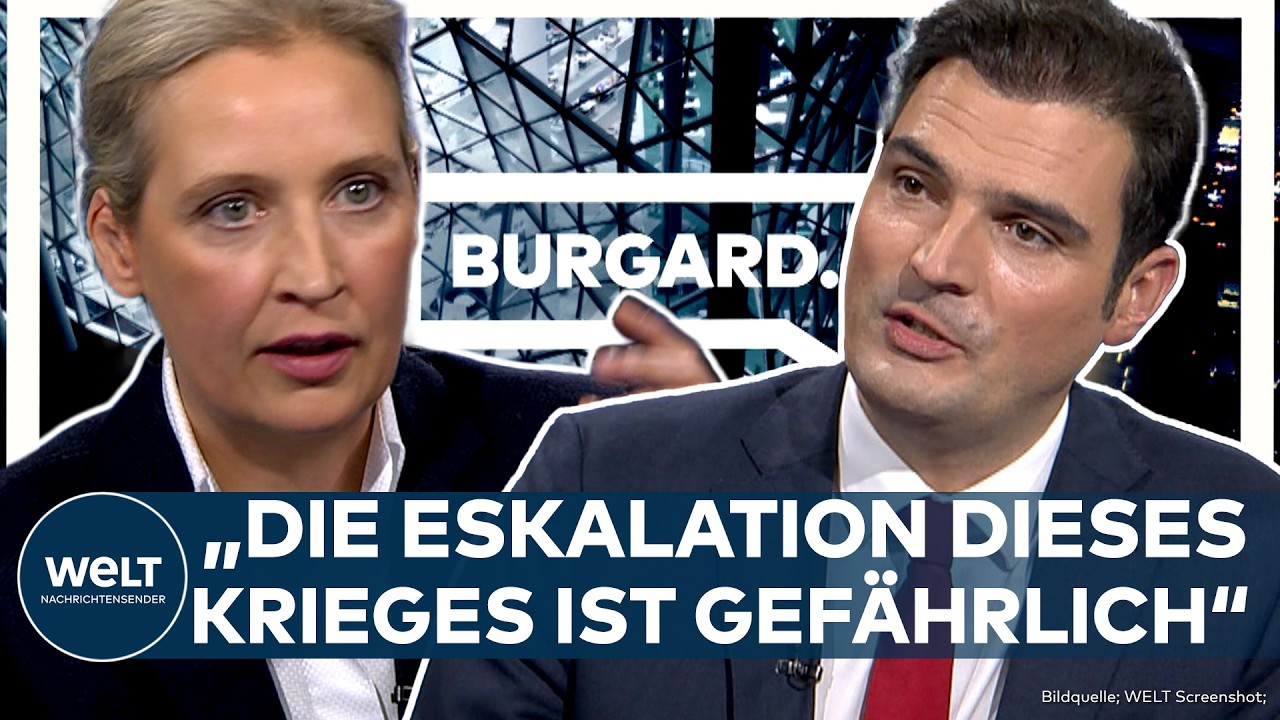UKRAINE-KRIEG: "Die Eskalation dieses Krieges ist gefährlich" AfD-Chefin Alice Weidel bei BURGARD.