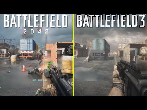 Battlefield 2042 vs Classic Bad Company 2 vs Battlefield 3 Early Graphics Comparison