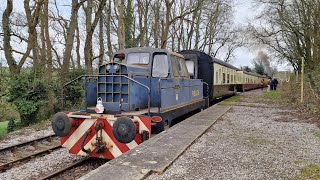 Sentinel Shunter Cab Ride on the East Somerset Railway 17/12/23