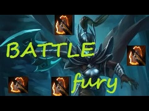 Phantom Assassin и 4 BATTLE FURY