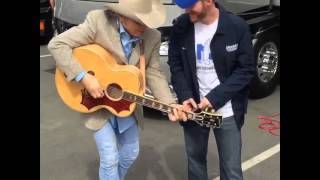 Dwight Sings &quot;Fast as You&quot; with Dale Earnhardt Jr.