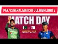 Pak Vs Nepal Match Highlights Asia Cup 2023