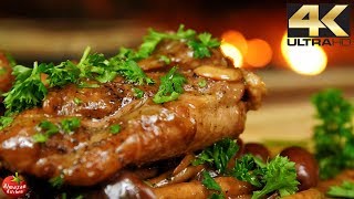 Epic Fried Turkey Recipe (4K) - Foodporn Cooking in Fireplace