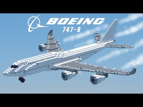 Ultimate Retro Minecraft Boeing 747 Tutorial!