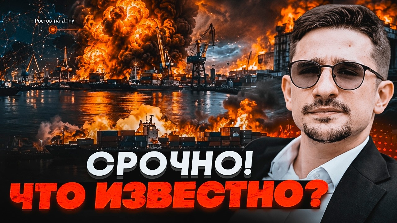 ⚡️9 ХВИЛИН ТОМУ! ПІДІРВАЛИ РОСТОВСЬКИЙ ПОРТ. В Утмуртії згорів СЕКРЕТНИЙ ОБ'