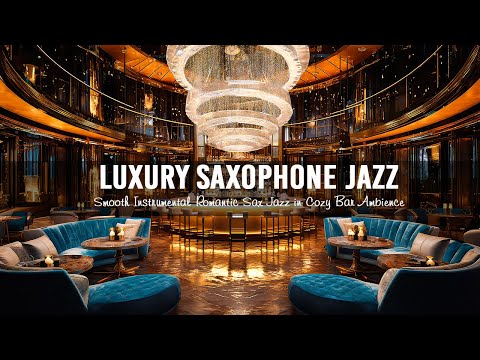 Luxury Saxophone Jazz Music in Cozy Bar Ambience ???? Smooth Instrumental Romantic Sax Jazz to Relaxing