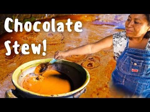 Oaxacan Mole Negro - THE MOST MYSTERIOUS Mexican Food in Oaxaca Village, Mexico!