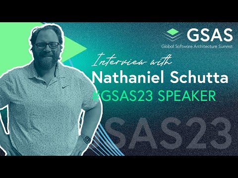 GSAS 2023: Interview with Nathaniel Schutta #GSAS23