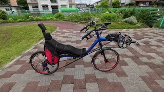 リカンベント RECUMBENT M5 Shock Proof 451 CrMo 走行動画 4K