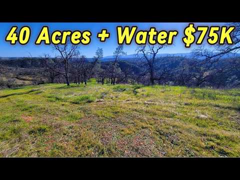 Off The Grid - Land For Sale In California, Creek, Pond, Well Water & Panoramic Views