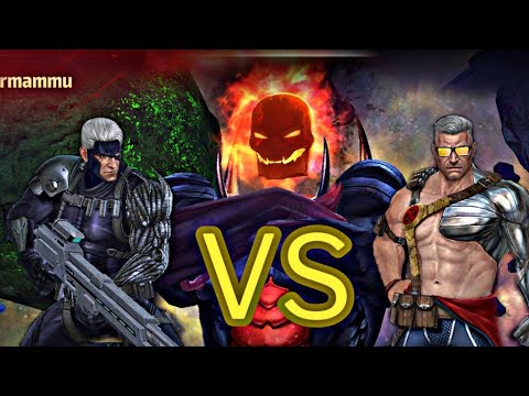 CABLE NEW UNIFORM VS SUMMER DAYS UNIFORM VS DORMAMMU {GBR} - MARVEL FUTURE FIGHT