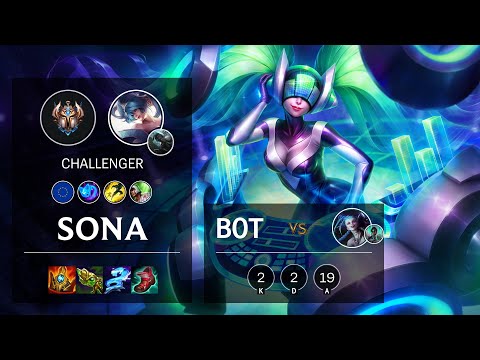 Sona Bot vs Jinx - EUW Challenger Patch 11.8
