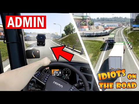 IDIOTS on the road #111 | How I got BANNED for 3 days | Real Hands Funny moments - ETS2 Multiplayer