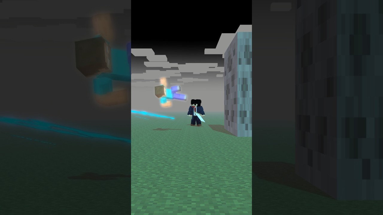 HELP Herobrine To Power Up And Breaking Bedrock#shorts #friendship #trending #anime
