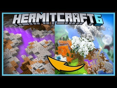 Hermitcraft Season 6: Creating The Halloween Biome!  (Minecraft 1.13.1 survival  Ep.24)
