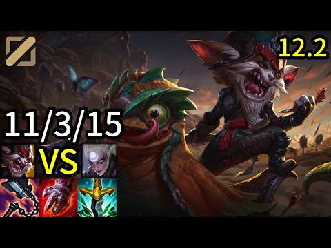 Kled Mid vs Diana - KR Master | Patch 12.2