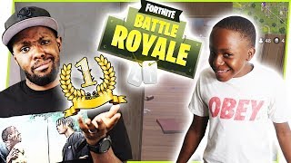 THE TRY TO WIN W/ ANNOYING LITTLE BROTHER CHALLENGE! - FortNite Battle Royale Ep.34