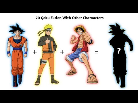 20 Dragon Ball Goku Fusion With Other Characters | CharlieCaliph