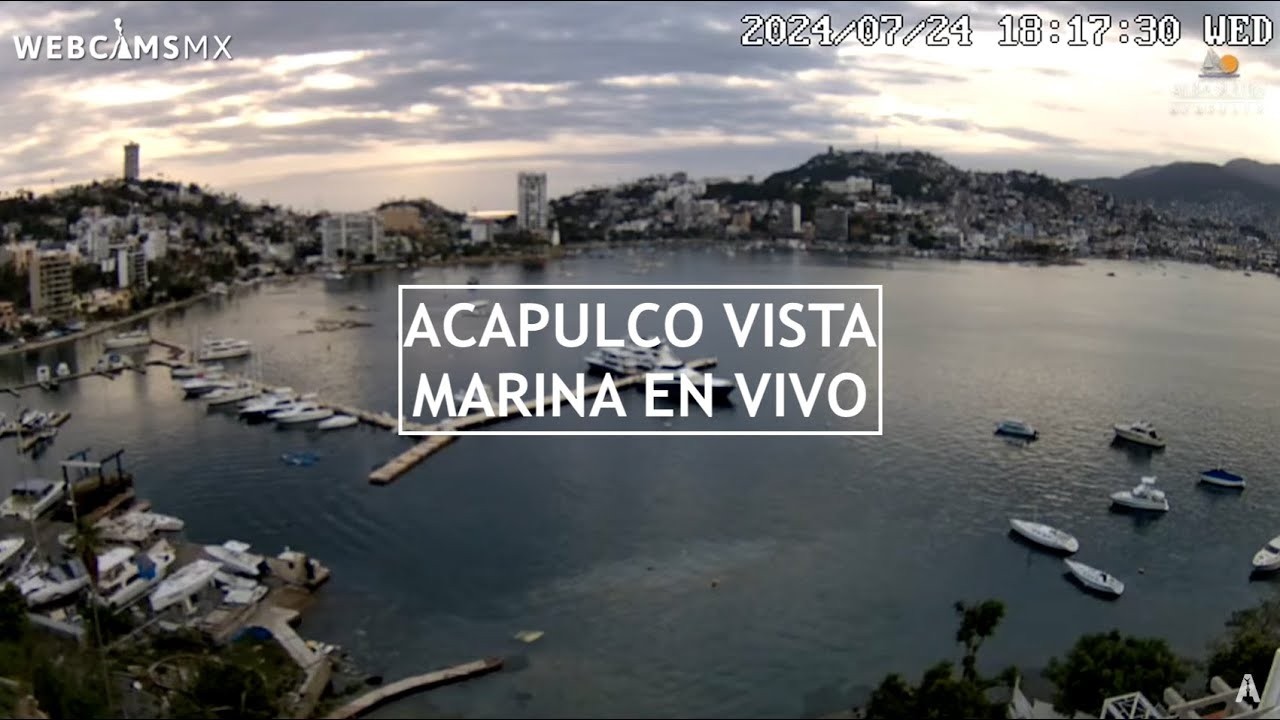 Live webcam view of Acapulco Marina & Santa Lucía Bay