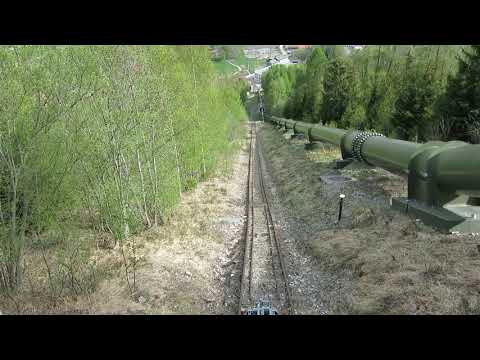 Standseilbahn 1937.01 Orsières Kraftwerk Talfahrt