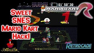 Mario Kart R - Awesome Super Nintendo Hack Play On RetroPie Retro-Cade SD2SNES & More!
