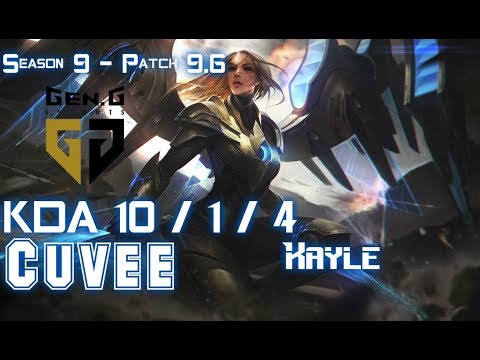 Gen CuVee KAYLE vs LUCIAN Top - Patch 9.6 KR Ranked