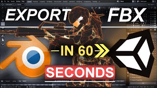 Blender 2.8 Exporting FBXs to Unity 3D (In 60 Seconds!)