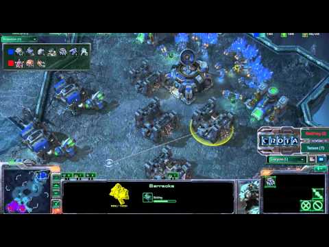 StarCraft 2 - SC245 - MadFrog (Z) vs Tarson (T) on Xel'Naga Caverns Part 1