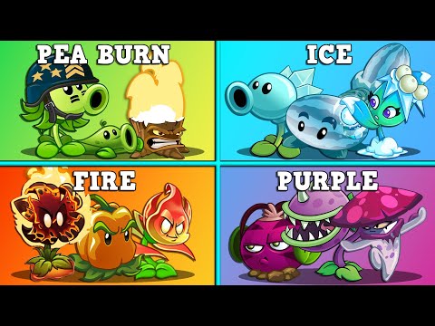 PvZ 2 Teams Plant Challenge - Random 4 Team Plants Battlez - Which Team Will Win?